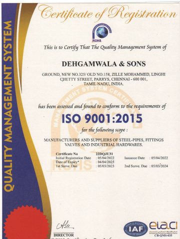 ISO Certificate
